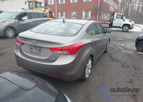 2012 Hyundai Elantra Limited from USA, damaged, VIN 5NPDH4AE3CH101522